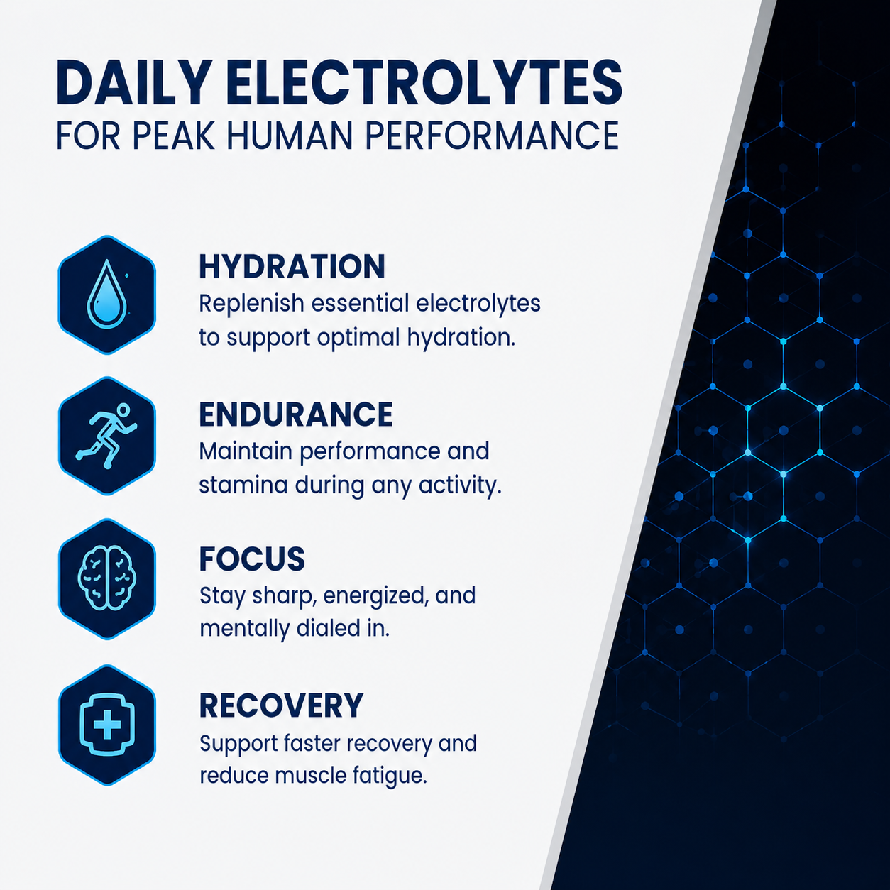 Hydrate! Lemonade Electrolyte Drink Powder Importance of Daily Electrolyte Consumption