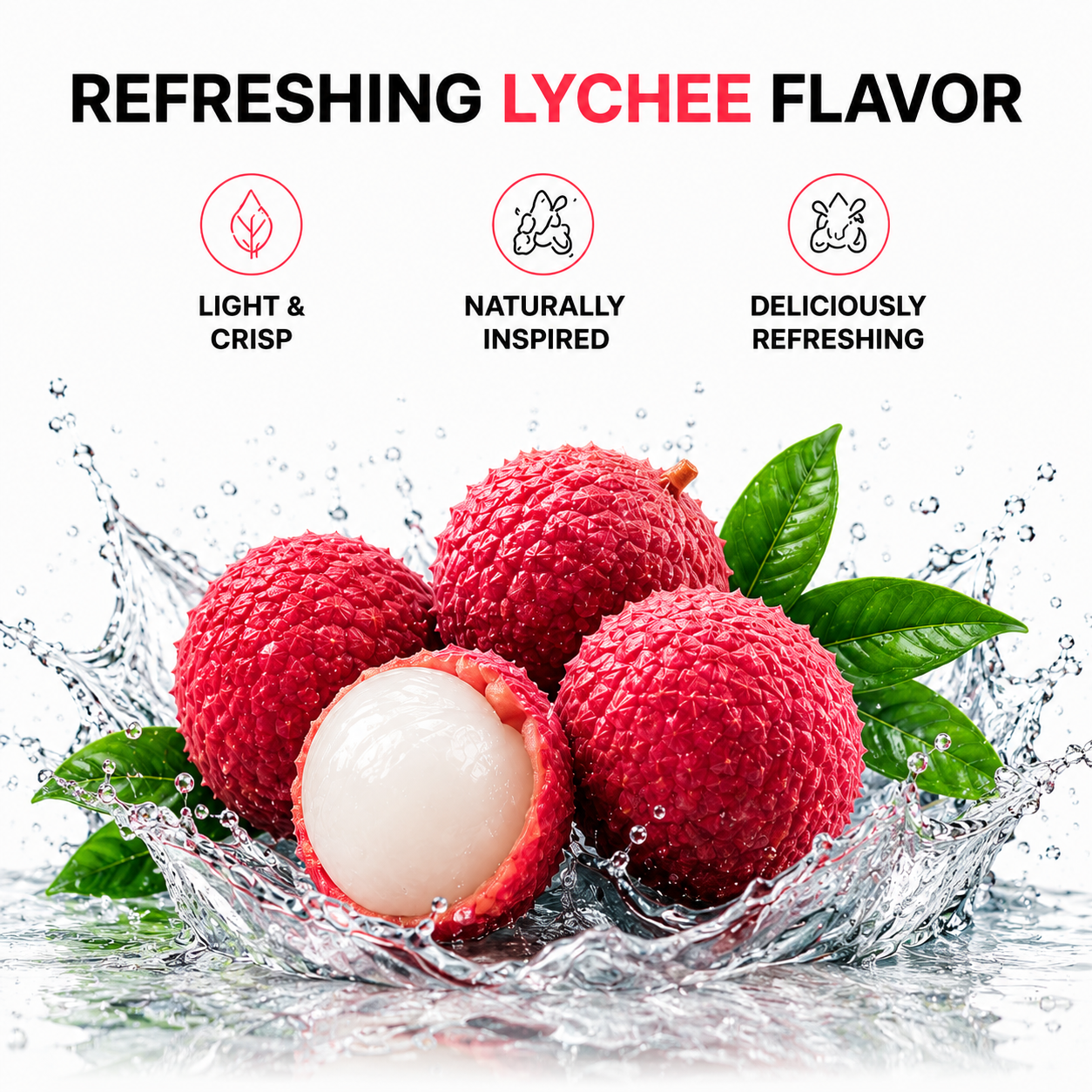 Hydrate! Lychee Electrolyte Drink Powder Flavor Description